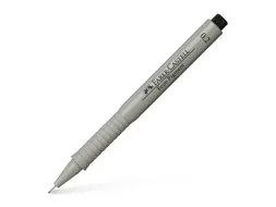 Tekenpen Faber Castell Ecco Pigment 0.2Mm Zwart