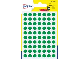 PSA08V ronde markeringsetiketten diameter 8 mm groen