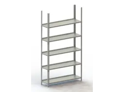 magazijnstelling,grondveld,HxBxD 1850x1004x304mm,vaklast 80kg