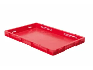 Euronorm-stapelbak 9.5l H X L X B 50x600x400mm Rood - 1