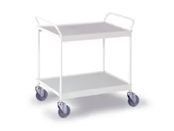 Tafelwagen 150kg Laadvl. Lxb 785x500mm 2 Etages Puurwit
