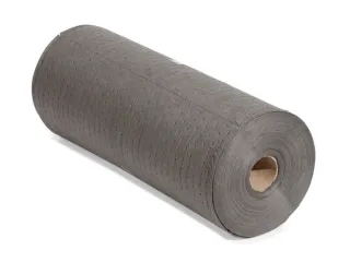 sorbent,rol,LxB 45mx760mm,opnamecapaciteit 137l/VE,vlies,donkergrijs - 1