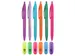 Set Van 6 Balpennen En 6 Markeerstiften assorti kleuren