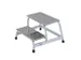 Marchepied industriel H 400mm 2 marches aluminium
