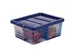 Opbergbox 15 Liter Transparant Blauw