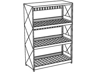 Stellingcontainer Gevaarlijke Stoffen Max. 12X200L Vaten Liggend - 1
