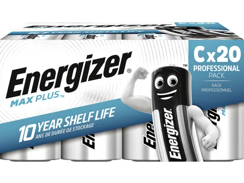 Batterij Energizer Max Plus 20xC alkaline
