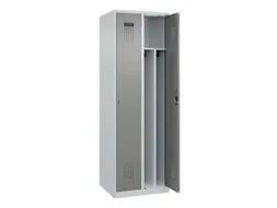 locker voor scheiding van kleding,HxBxD 1850x600x500mm,2vak