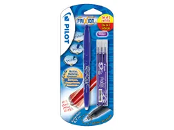 Rollerpen Pilot Frixion Ball 0.7mm BL-FR7 met 3 vullingen Paars