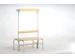 banc double,HxLxP 1650x1015x725mm,barrettes en bois