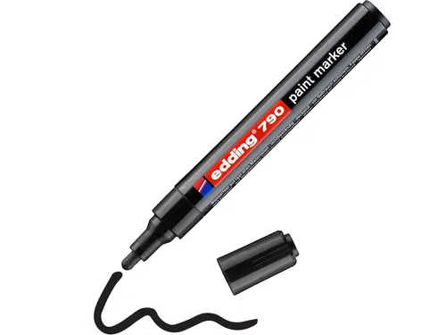 Paintmarker edding 790 alcoholbasis 2-3mm zwart