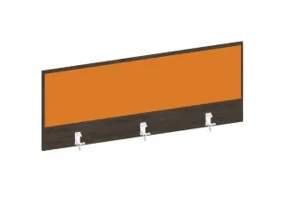 baliepaneel bureau aanbouw achter NV bruin hickory BN3005-geel 1200mm - 1