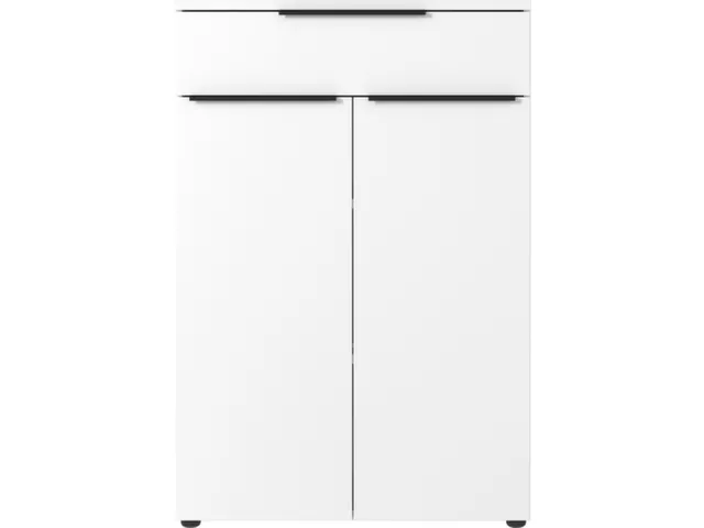 dossierkast,HxBxD 120x810x400mm,2xhouten vloer,2ordnerhoogte,romp wit