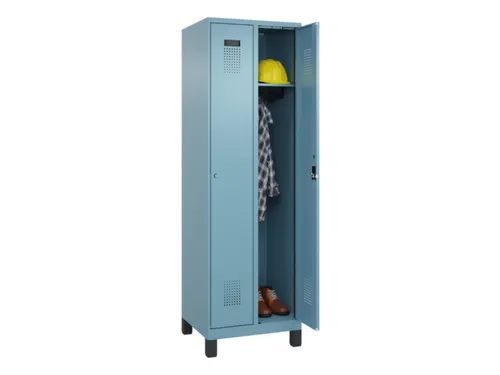 locker,HxBxD 1950x600x500mm,2vak,vak B 300mm,cil.-slot,voeten