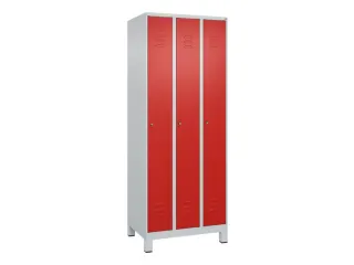 locker,HxBxD 1950x750x500mm,3vak,vak B 250mm,cil.-slot,voeten - 1