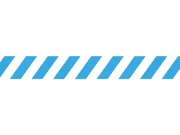 Vloersticker Zonder Tekst 90X1000Mm Wit/Blauw