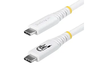 2 Meter USB4 Kabel USB-IF Certified USB-C Wit - 1