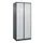 Z-garderobekast,HxBxD 1850x800x500mm,vak B 200/400mm,cil.-slot