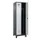 locker voor scheiding van kleding,HxBxD 1950x600x500mm,2vak