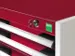 ladekast HxBxD 700x1050x650mm 2laden RAL7035 front RAL7035