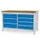 werkbank met opbergruimte,HxBxD 859x1500x750mm,multiplexblad