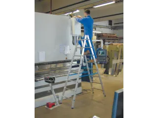 Bokladder Dubbelzijdig Aluminium L 2.35m 2x8sporten - 4