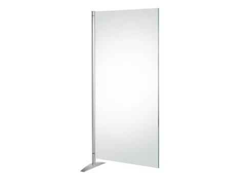 Scheidingswandsysteem 1750x 800mm Acrylelement Voet Wit