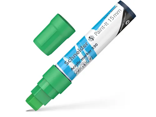 Acrylmarker Schneider Paint-It 330 15mm groen