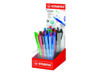 Balpen STABILO pointball colorful medium assorti - 1