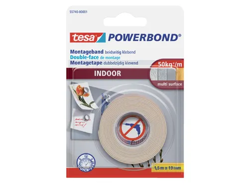 Dubbelzijdige plakband Tesa foam 19mmx1.5m