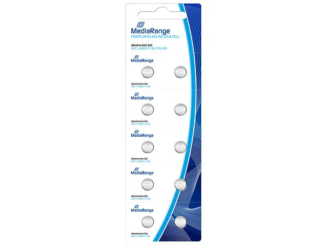 Premium batterijen MRBAT110 LR621 Alkaline AG1 knoopcel 10 stuks