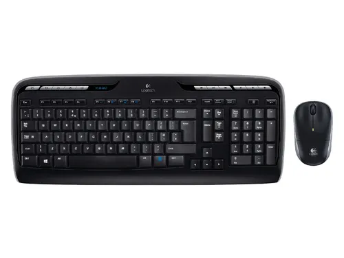 Toetsenbord- en muisset Logitech MK330 draadloos QWERTY zwart