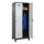 locker,HxBxD 1950x800x500mm,2vak,vak B 400mm,draaigrendel,voeten