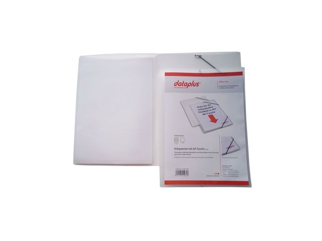 Personaliseerbare elastomap A4 Transparant | Elastomappen.nl