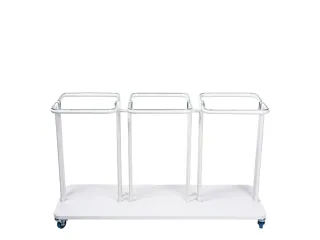 Afvalbak Combo 3x40 liter Wit Saekko Boy - 2