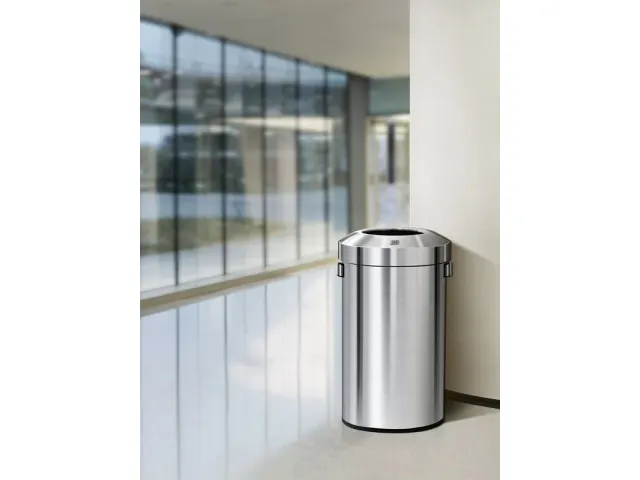 Afvalbak Urban Bin 120 liter Mat RVS