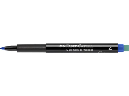 Marker Faber-Castell Multimark permanent M blauw