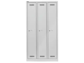 garderobekast,HxBxD 1700x900x500mm,3vak,vak B 248mm,cil.-slot, - 1