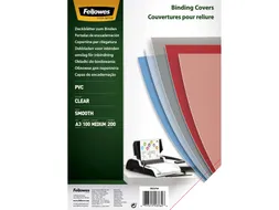 Voorblad Fellowes A3 Pvc 200 Micron Transparant