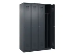 locker voor scheiding van kleding,HxBxD 1850x1200x500mm,4vak