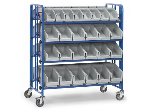 Bakkenwagen 2892 300kg 4 Etages Ral5007