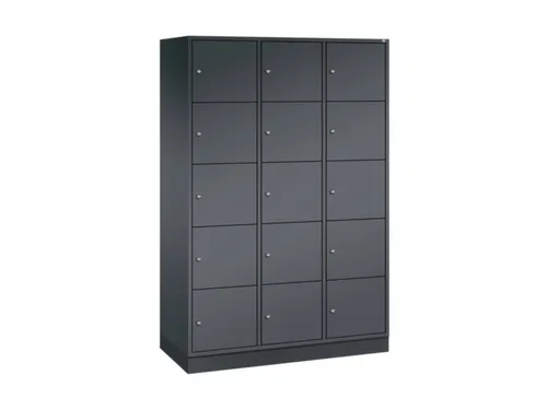grootvolume-lockersysteem,HxBxD 1950x1220x500mm,3x5vakken,cil.-slot