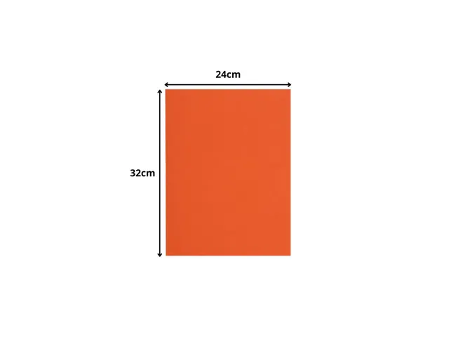 Dossiermap FLASH 220 100% Gerecycleerd 24x32cm Oranje 100 Stuks
