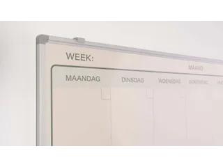 Weekplanner Elegance Nederlands softline profiel 8mm 90x120cm aluframe - 4