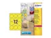 Etiquettes laser Avery 63,5mm rond jaune fluo 25 feuilles