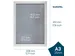 Kliklijst Europel A3 25mm mat wit