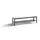 omkleedbank,HxLxD 401x1500x353mm,HPL wit,frame staal RAL7021