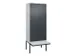 locker voor scheiding van kleding,HxBxD 2120x800x815mm,2vak