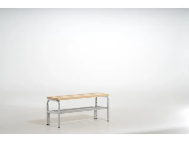 omkleedbank,HxLxD 450x1015x350mm,houten lijst,frame staal RAL7035