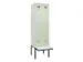 locker met bank,voor scheiding van kleding,HxBxD 2120x600x815mm,2vak
